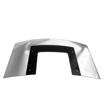 Tempered bend glass for range hood